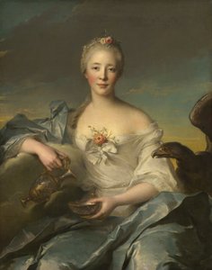 Madame Le Fèvre de Caumartin como Hebe de Jean Marc Nattier